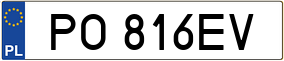 Truck License Plate